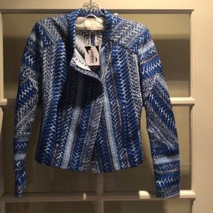 EUC IRO blue woven jacket. Size 2